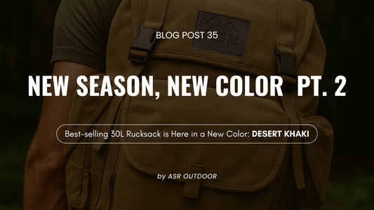 Best Selling Backpack, Brand New Color Part 2: Desert Khaki is Here