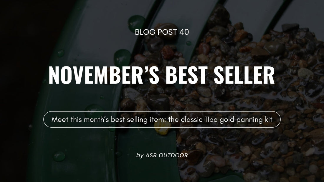 Meet Our November Best Seller: The Classic 11pc Gold Panning Kit