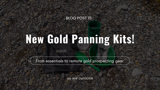 Discover our Newest Gold Panning Kits: Made for Summer