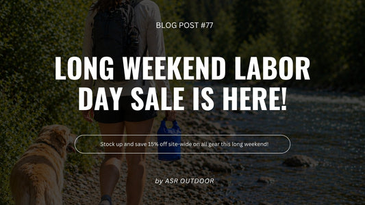 Annual Labor Day Long Weekend Sale is Here: Save 15% on All Gear!