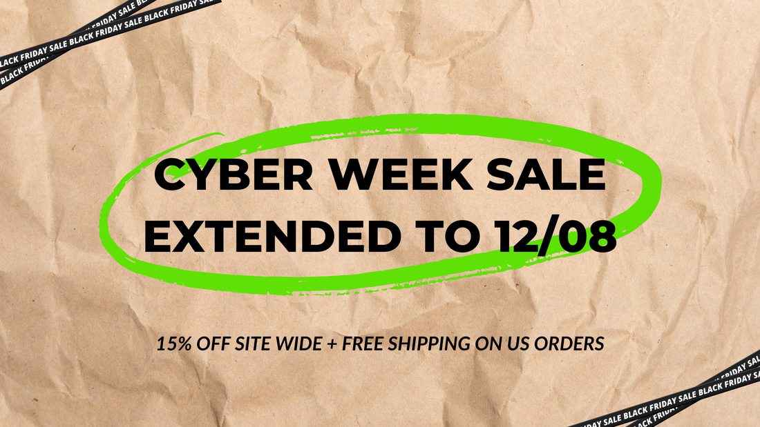 CYBER WEEK SALE CONTINUES!