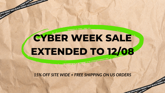 CYBER WEEK SALE CONTINUES!