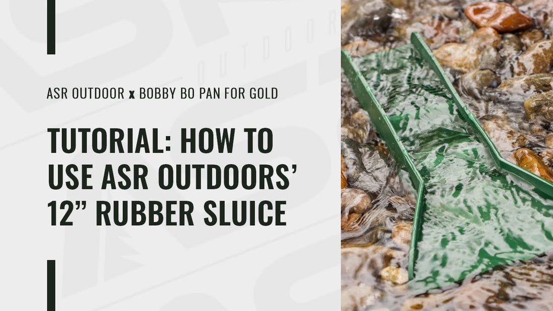How to Use the ASR Outdoor Mini Rubber Pocket Sluice Box