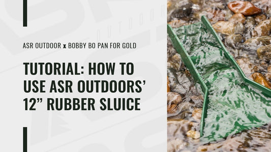 How to Use the ASR Outdoor Mini Rubber Pocket Sluice Box