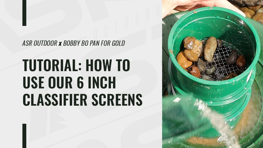 How to Use 6-Inch Classifier Screens for Gold Panning