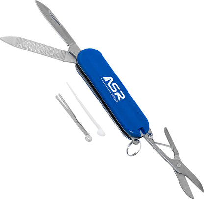 Mini logo EDC pocket knife multitool (view 9).