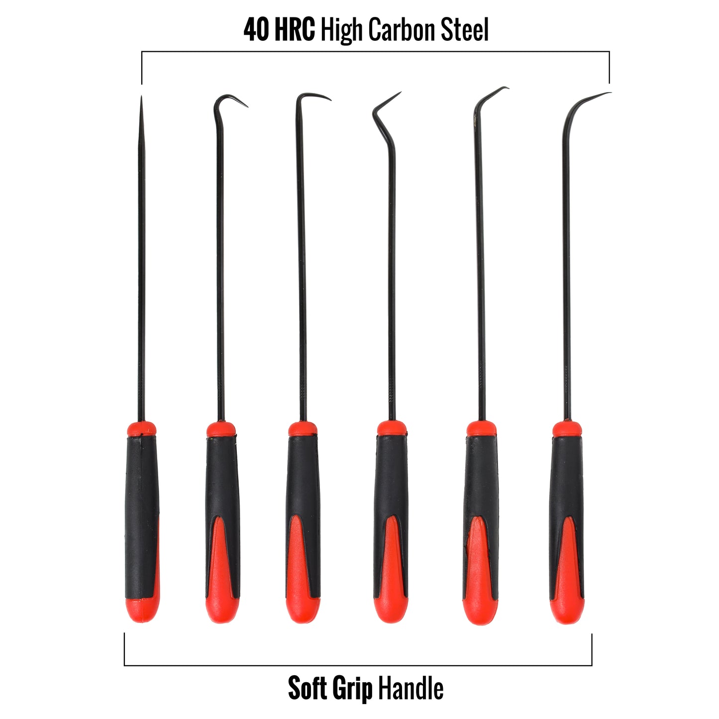 Hook and Pick Precision Crevice Tool Set Gold Prospecting Equipment, 6pc