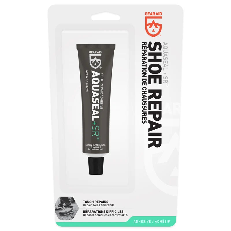 GEAR AID Aquaseal and SR Shoe Clear Repair Adhesive (1oz.)