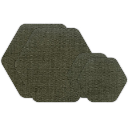 GEAR AID Tenacious Tape Gear Repair Patches, 2.5" 1.5" Hex Shape