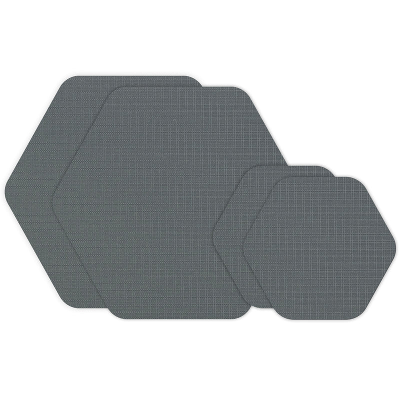 GEAR AID Tenacious Tape Gear Repair Patches, 2.5" 1.5" Hex Shape
