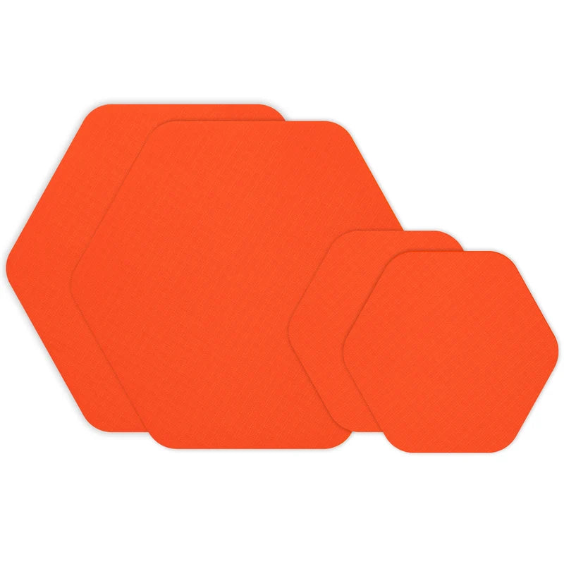 GEAR AID Tenacious Tape Gear Repair Patches, 2.5" 1.5" Hex Shape