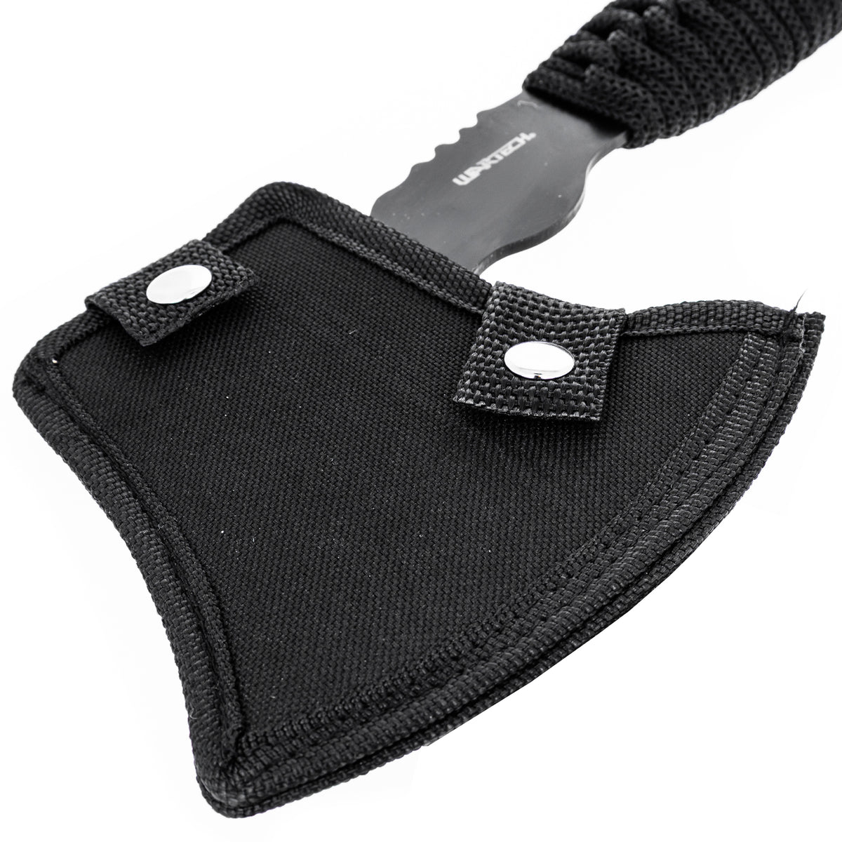 7.5" Scythe Tactical Hatchet - Hunting Survival Rescue Pick Axe With Nylon Sheath