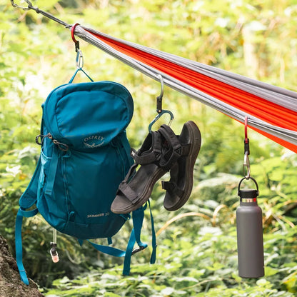HEROCLIP Carabiner Clip and Hook for Camping, Backpack and Garage by Gear Aid (MEDIUM)