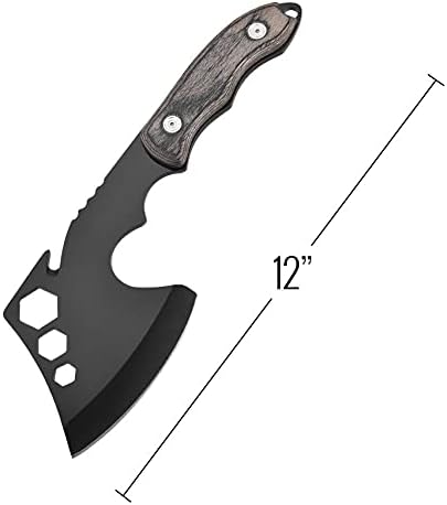 buckshot camping axe a one handed paracord axe