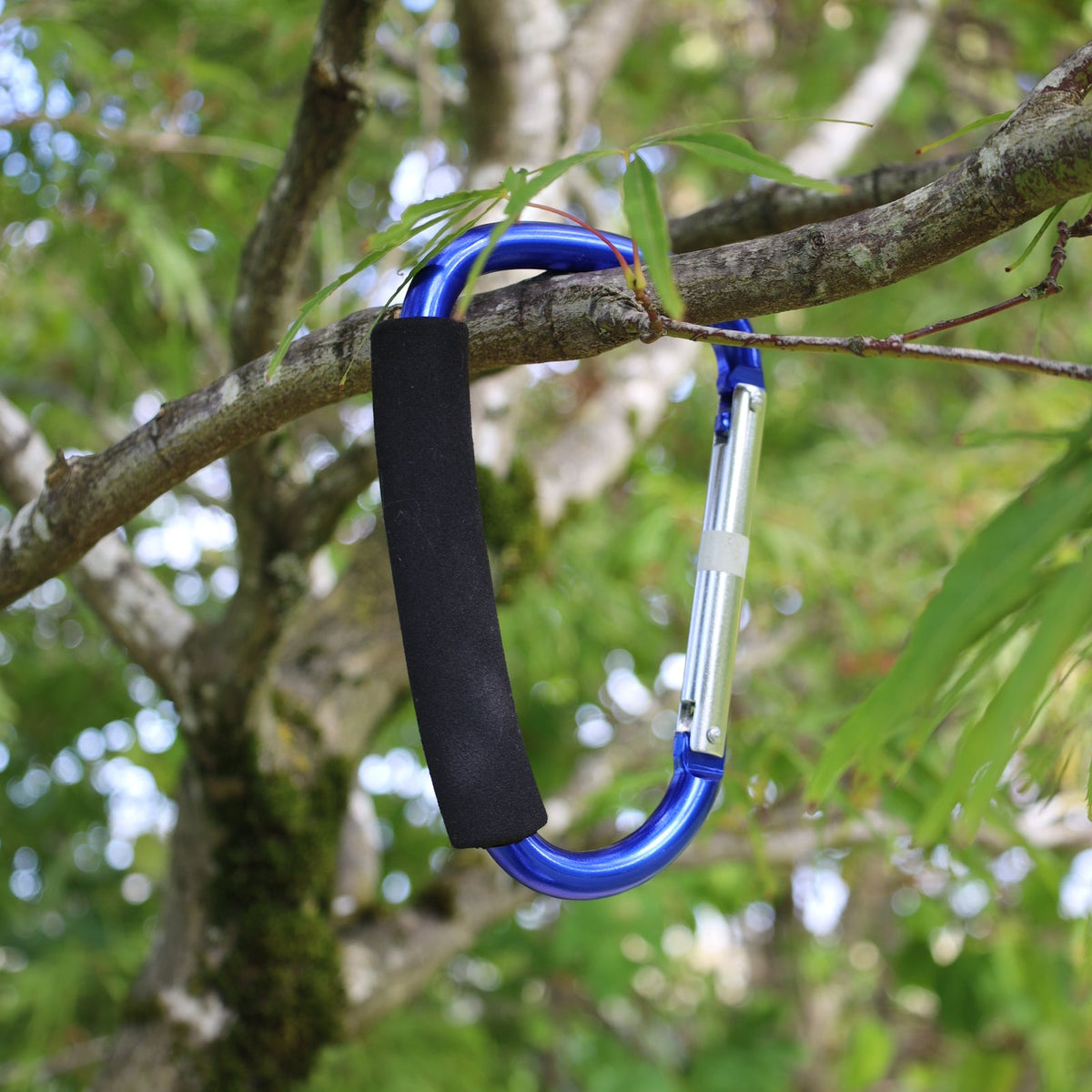 7 Inch Jumbo Aluminum Carabiner Hiking Cushion Grip (6 Colors)