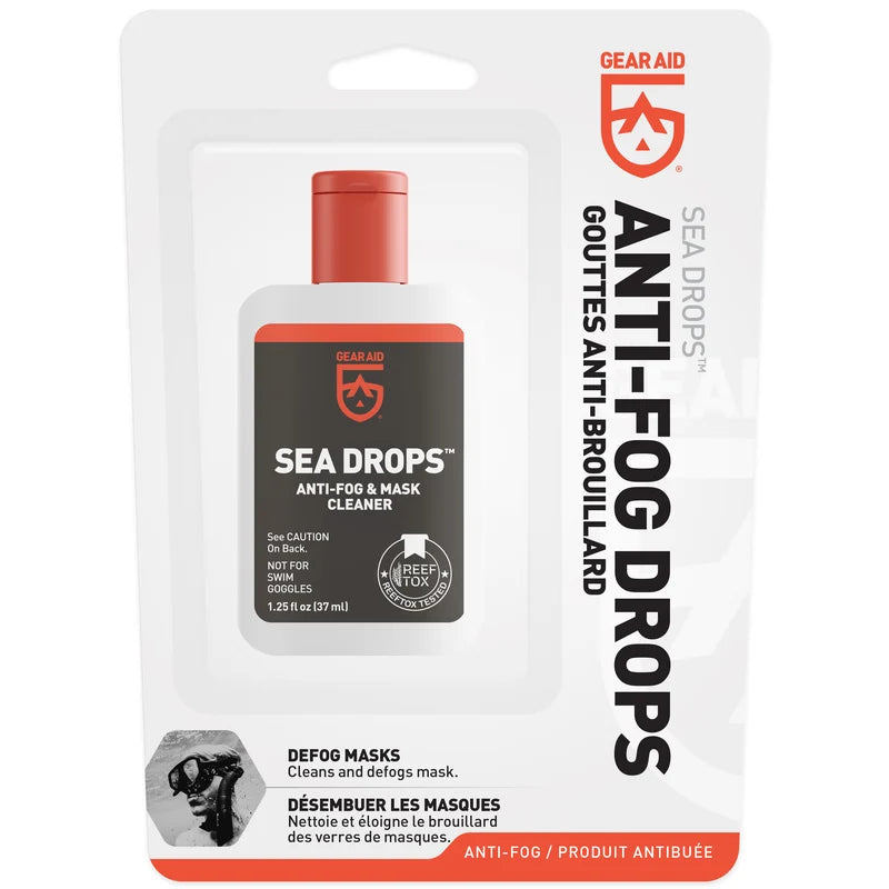 GEAR AID 1pk Sea Drops Anti-Fog and Mask Cleaner (1.25FL.oz)