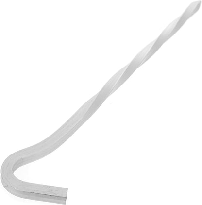 4pk Aluminum Screw in Tent Stakes, 9 Inch