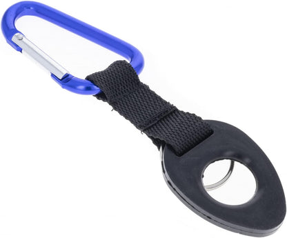 keychain water bottle holder cap carabiner attachment