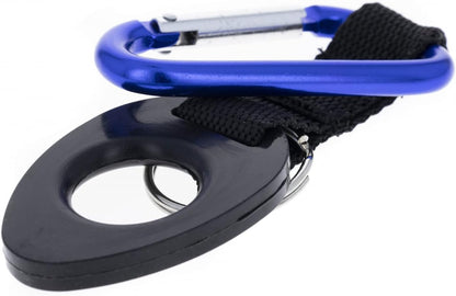 keychain water bottle holder cap carabiner attachment