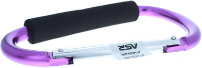 Purple large carabiner for heavy duty 