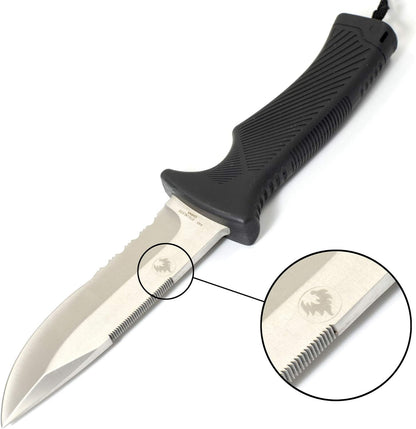 9 in 1 camping survival multitool that has a fire starter and knife
