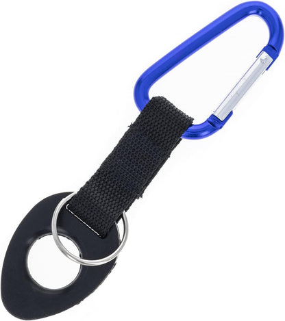 keychain water bottle holder cap carabiner attachment