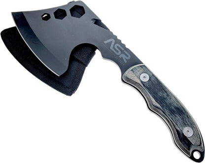 buckshot camping axe a one handed paracord axe