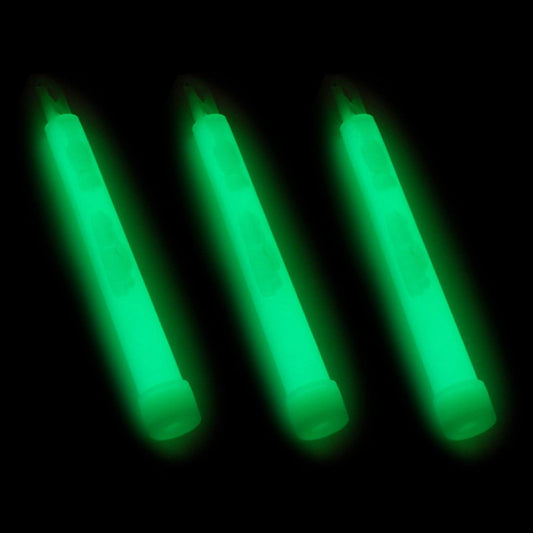 emergency glow sticks bright yellow for being more visible during the night