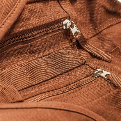 30L heavy-stitch canvas gold panning backpack rucksack for camping and prospecting (view 7).