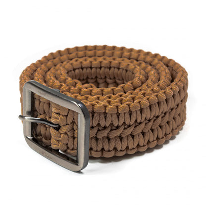 52-inch survival 550 paracord belt with a stainless steel buckle.