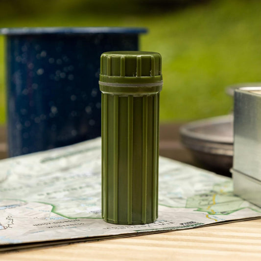 water resistant match box match storage container 