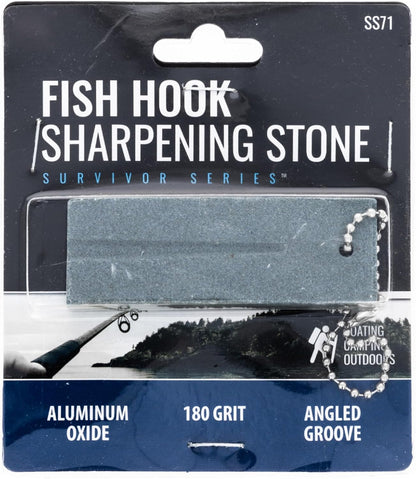 Grooved Angle Sharpening Stone for Fish Hooks & Blades