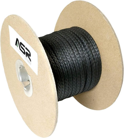 Technora Composite Survival Rope 600lb Breaking Strength (Black, Assorted Lengths)