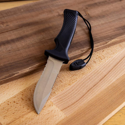 8 in 1 camping survival multitool that has a fire starter and knife