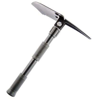 collapsible pickaxe small one handed black pickaxe shovel multitool