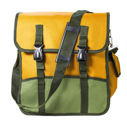 large shoulder bag for outdoor use rock hounding bag with 13 pockets store cool rocks