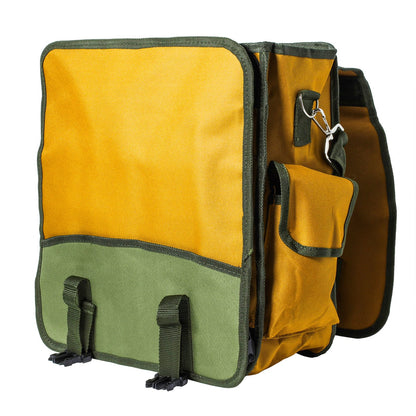large shoulder bag for outdoor use rock hounding bag with 13 pockets store cool rocks