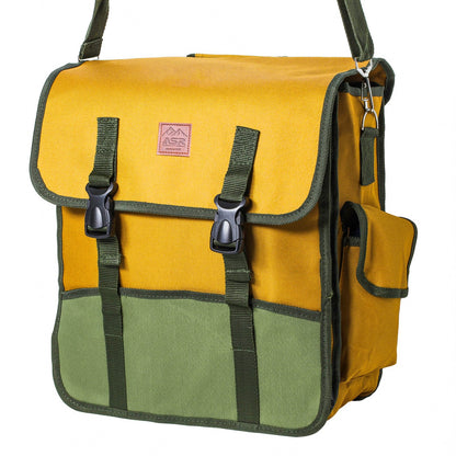 large shoulder bag for outdoor use rock hounding bag with 13 pockets store cool rocks