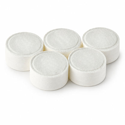 12-Pack Compressed Biodegradable Towels for Travel & Camping (White)