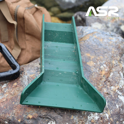 Mini Portable 3 Riffle Rubber Sluice Box Gold Prospecting Equipment (12 Inch or 16 Inch)
