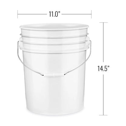 white 5 gallon bucket 