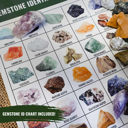 5lb bag of colorful rough brazilian gemstone mix 