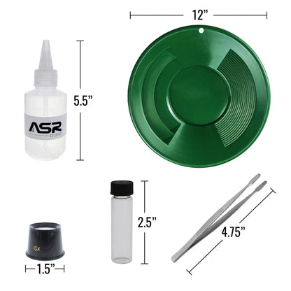 bobby bo paydirt kit with gold panning tools