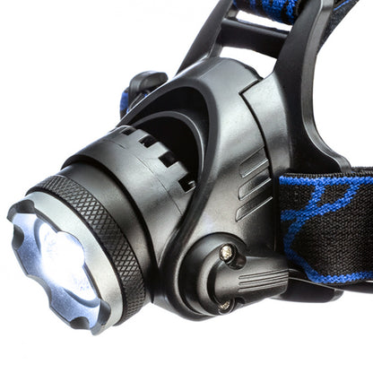 1000-Lumen Rechargeable LED Headlamp with Adjustable Focus & Pivoting Beam Camping Gear