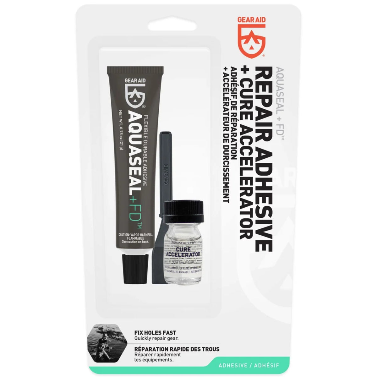 GEAR AID 3pc Aquaseal FD and Cure Accelerator (0.75oz)