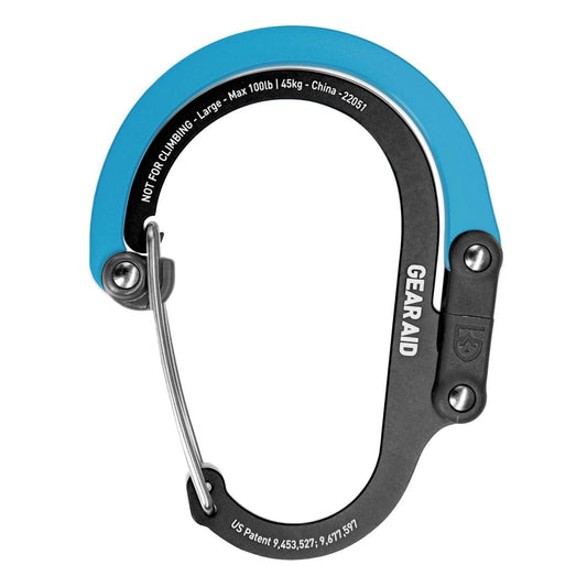 HEROCLIP Carabiner Clip and Hook for Camping, Backpack and Garage by Gear Aid (LARGE)