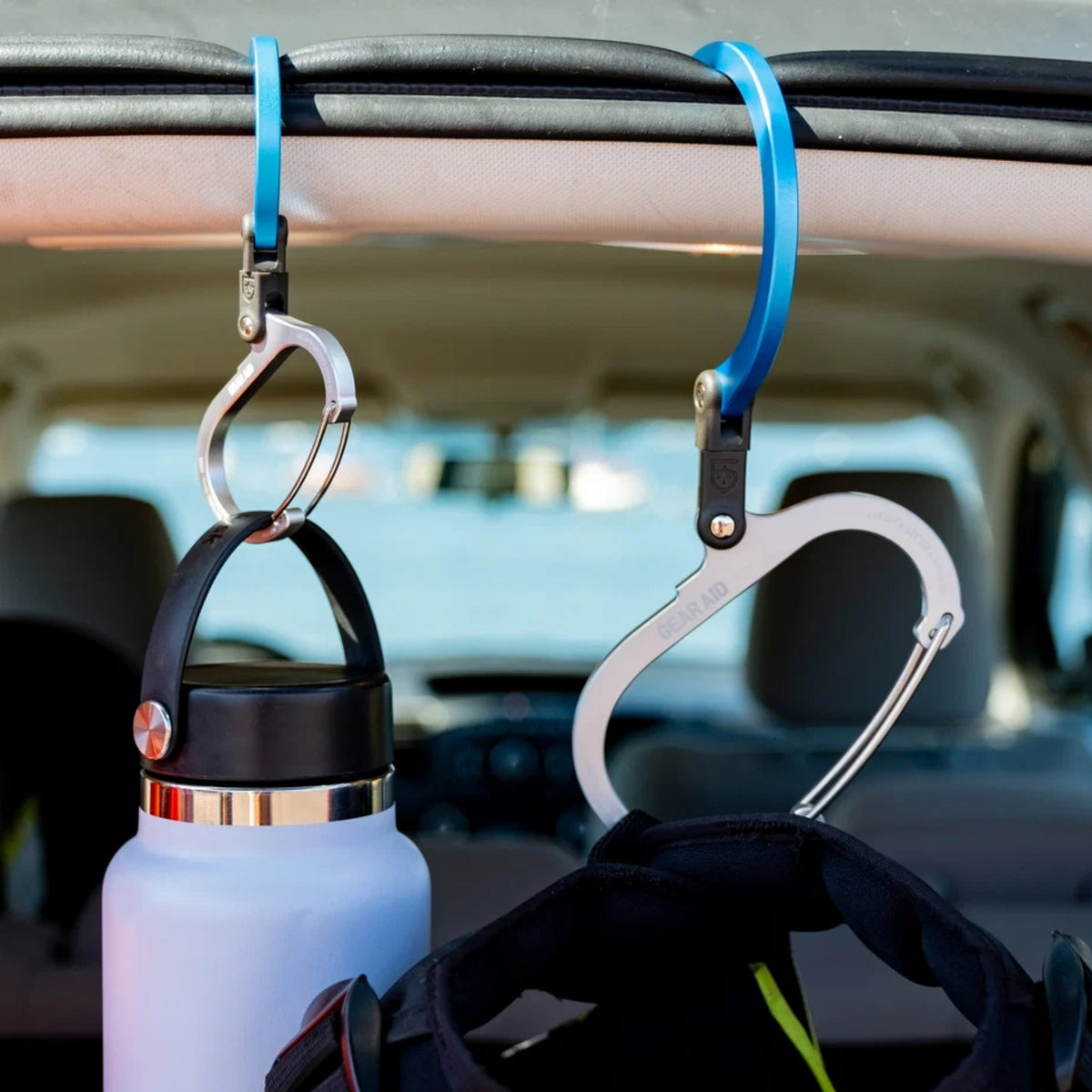HEROCLIP Carabiner Clip and Hook for Camping, Backpack and Garage by Gear Aid (LARGE)