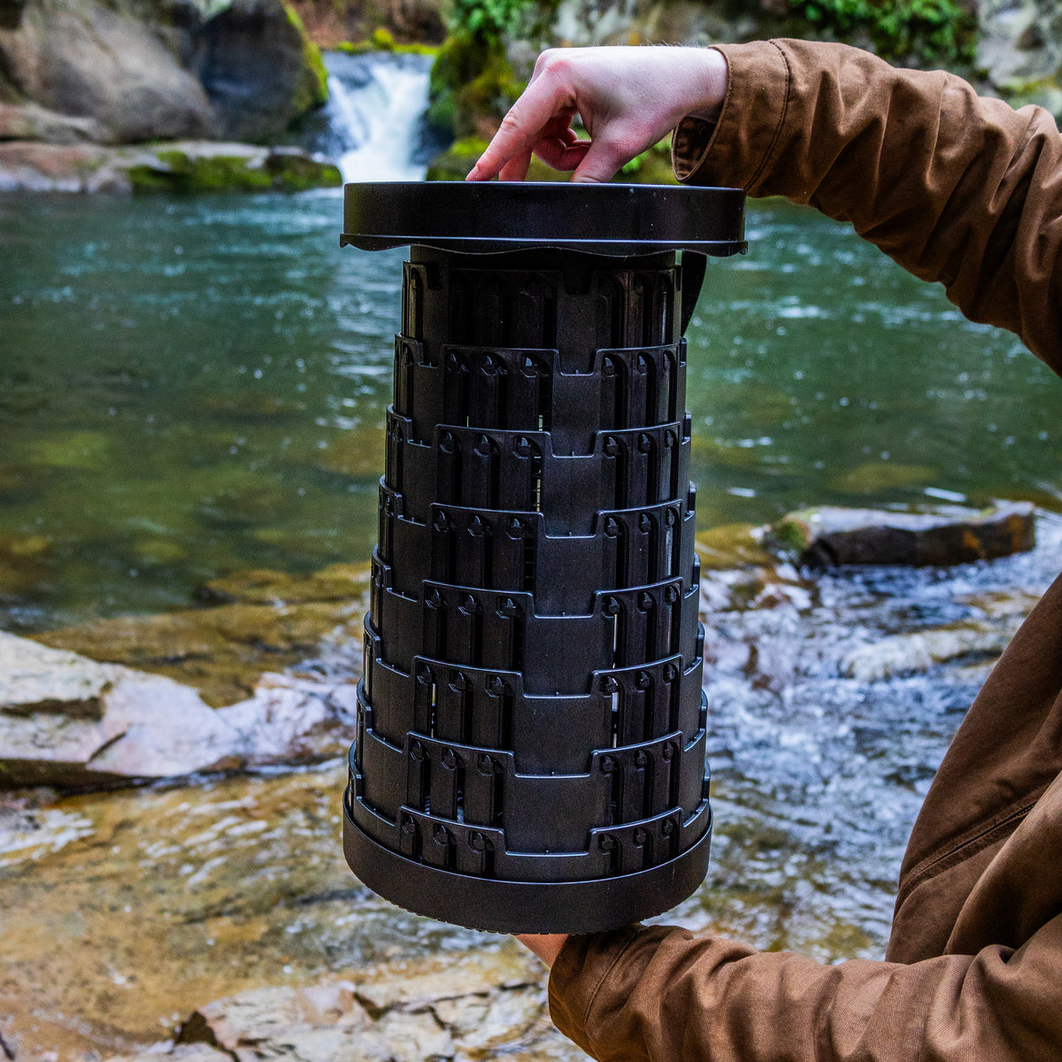 Portable Telescoping Collapsible Camping Stool | ASR Outdoor
