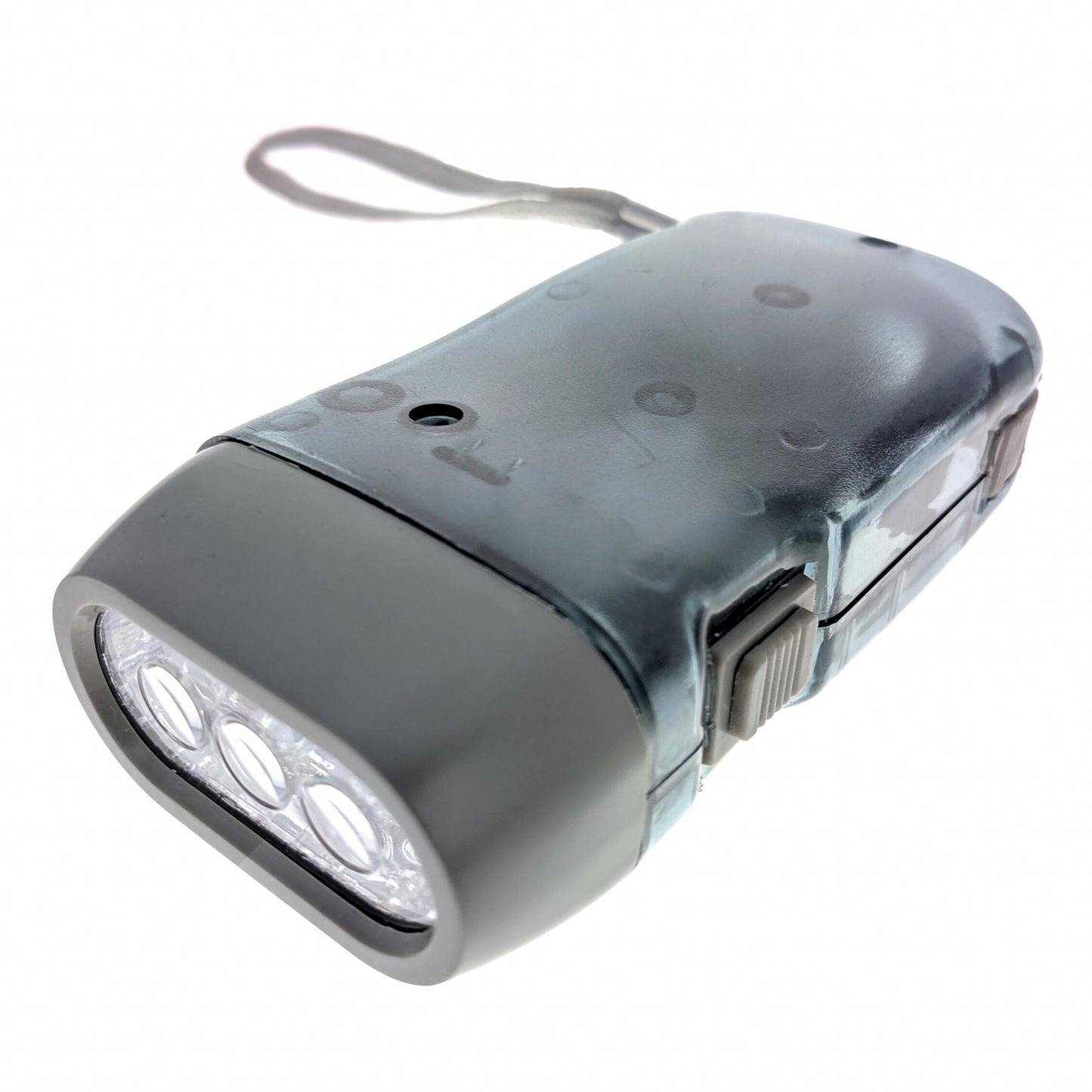 3 LED Bright & Compact Dynamo Powered Flashlight Hiking Camping Gear