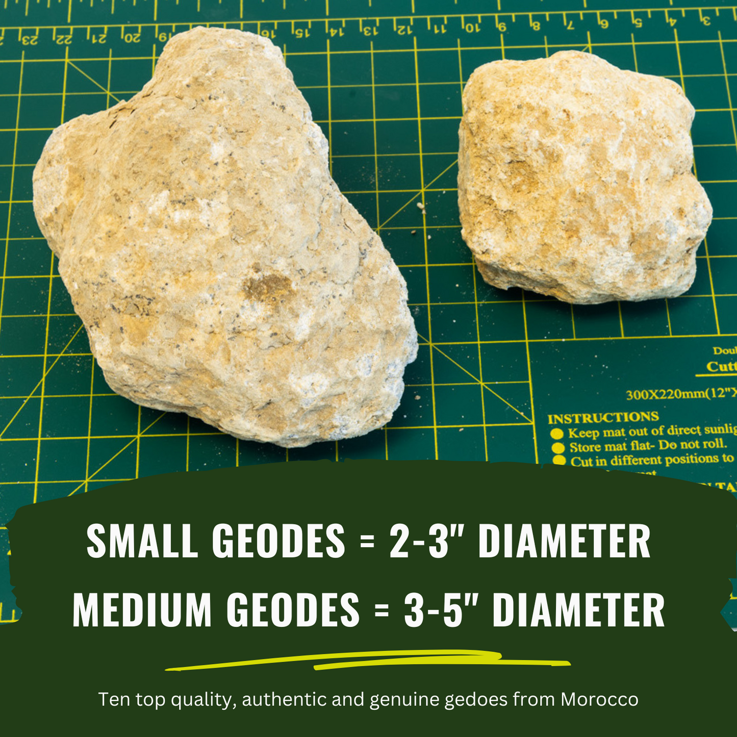 12pc Break Your Own Geodes Kit with Sledge Hammer and Safety Goggles (Assorted Size Geodes)